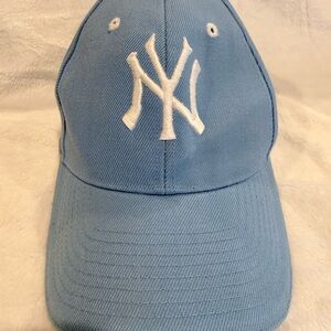 Yankees Light Blue Cap with White Emblem